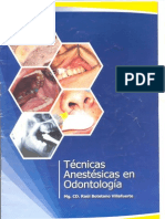 Tecnicas Anestesicas en Odontologia