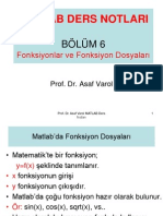 Matlab-Dersi-06-Fonk. Ve Fonk - Dosyları