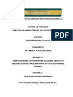 Estrategias de mercadeo para mejorar la satisfacción de usuarios en un centro de salud de Chiapas