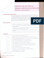 Autoevaluación Competencias Gerenciales