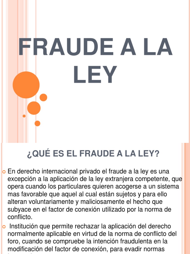 Fraude a la Ley en Derecho Internacional | PDF | Nacionalidad | Divorcio