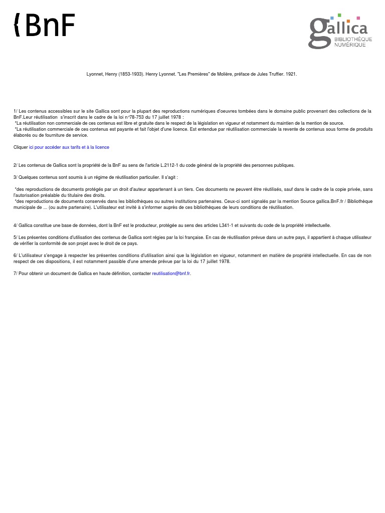 Louison Et Monsieur Molière Pdf Gratuit Les Premières de Molière | PDF | Molière | Théâtre