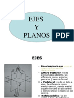 Ejes y planos anatómicos