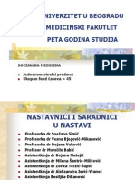 Socijalna Medicina Uvod