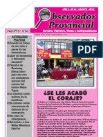 Observador Provincial - Agosto 2012