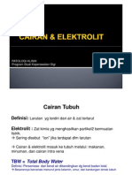 Cairan & Elektrolit Tubuh