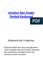 Struktur Dan Fungsi Tombol Keyboard
