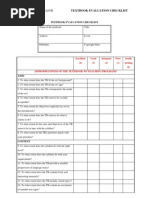 Download English Textbook Evaluation Checklist Form by brahim_kayacan SN109159685 doc pdf