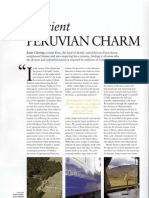 The Ancient Peruvian Charm: Published in Canary Wharf Magazine July 2012 Issue.