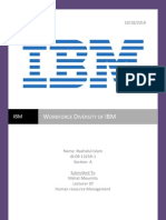 W D IBM: Orkforce Iversity of