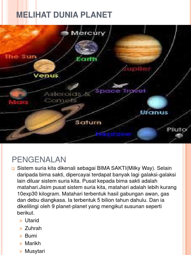 Pembentangan Pelajar Planet Pdf