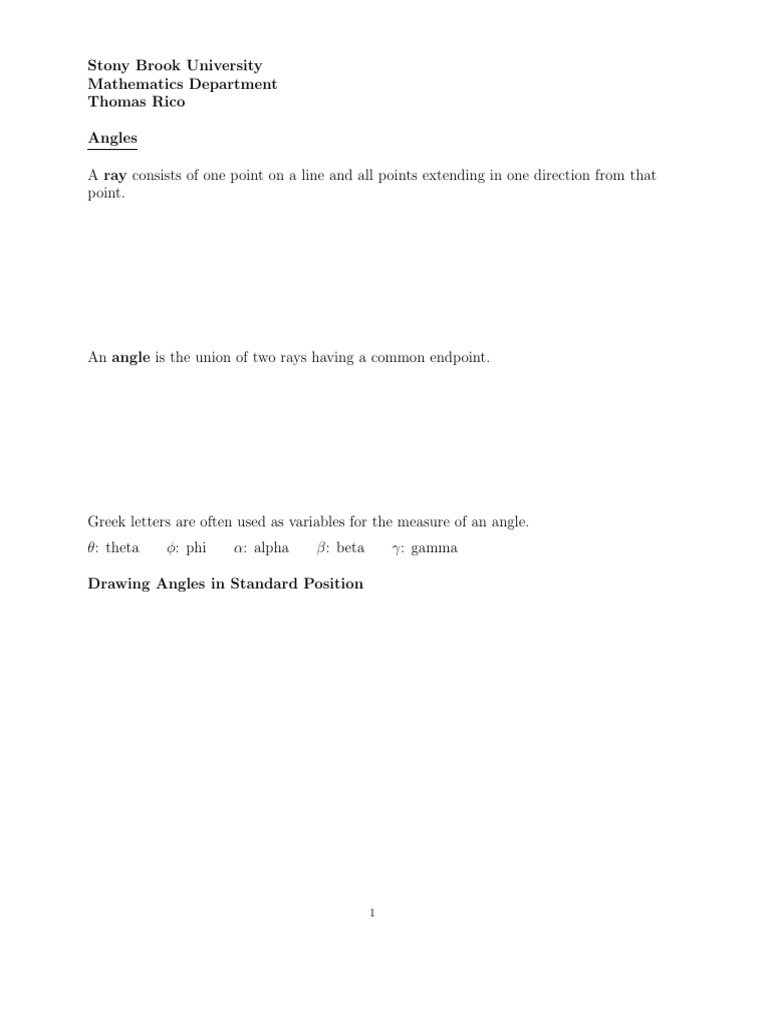 Precalculus_14___Angles.pdf | PDF | Angle | Trigonometry
