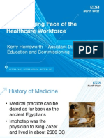 The Changing Face of The Healthcare Workforce: Kerry Hemsworth - Assistant Director of Education and Commissioning
