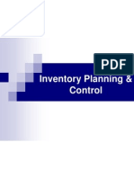 OPM WK 7 Inventory Planning &amp Control