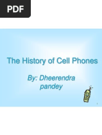 The History of Cell Phones