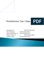 Pendeteksian Tepi (Edge Detection)