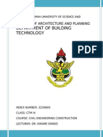 Department of Building Technology: College of Architecture and Planning