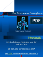 Dor Torácica - CURSO DE EMERGÊNCIAS CARDIOLÓGICAS – PROCAPE