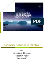 Consumer Financing in Pakistan