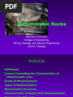 Metamorphic Rocks