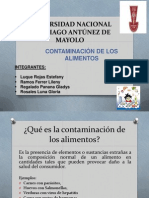 Contaminacion de Los Alimentos