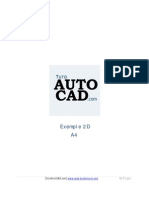 Exercices AutoCAD 2D A4
