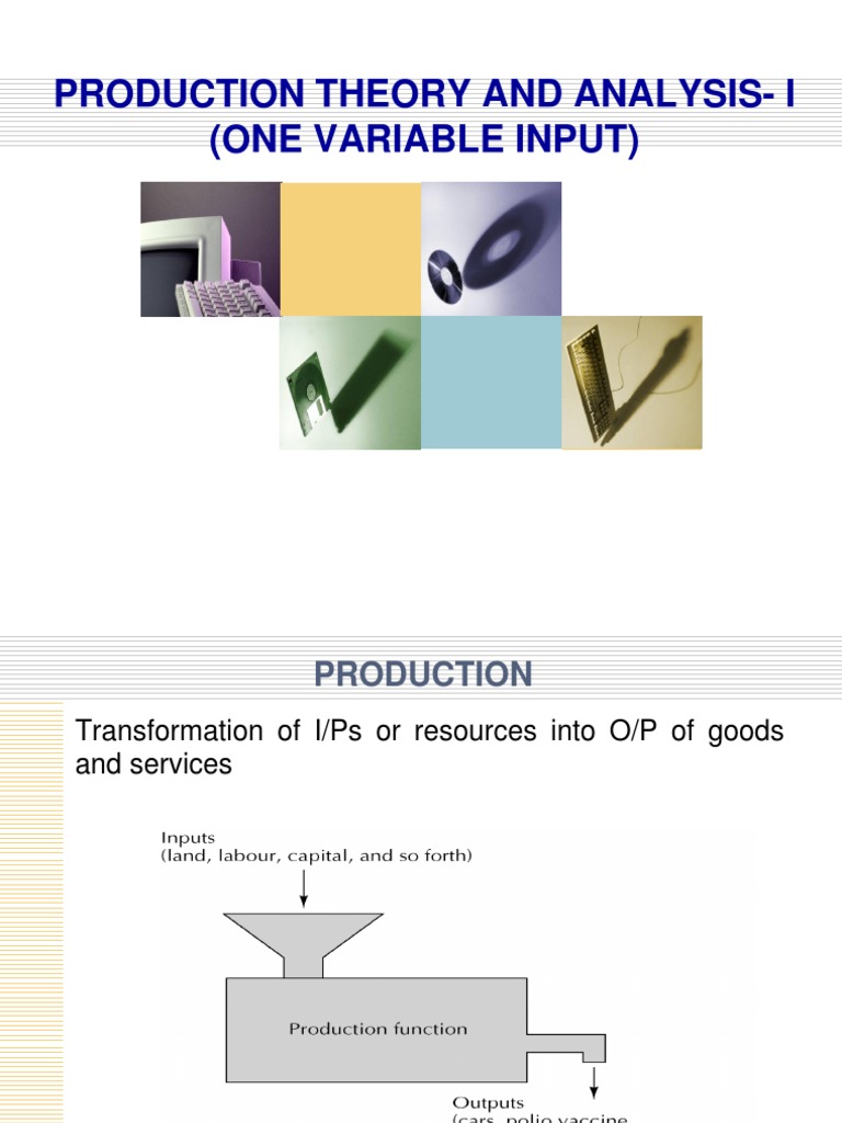 Production theory essay image