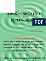 Sterilizing Grade Filter & Filter Validation - Mr. Ajeet Singh - 09-03-2007