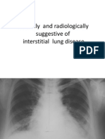 Clinically and Radiologically Suggestive of Interstitial Lung Disease