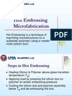 Hot Embossing Microfabrication