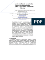 Apprendimento Basato Su Casi Nella Formazione Professionale Ask System Per Addetti Al Ricevimento D'albergo