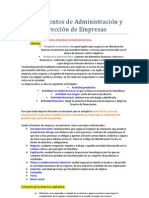 0fundamentos de Administracion y Direccion de Empresas