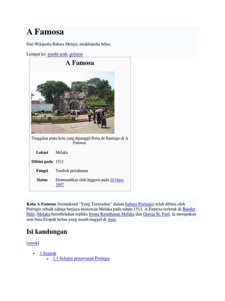 A Famosa Pdf