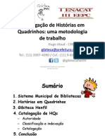 Catalogação de Histórias em Quadrinhos