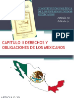 Capitulo II dela Constitucion mexicana