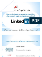 Si eres divulgador o periodista científico, ¿estudiaste algún postgrado específico?