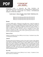 Proposta para a criação de uma política de padronização do Catálogo de Autoridades da Biblioteca José de Alencar, Faculdade de Letras, UFRJ