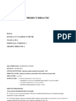 0 23 Proiect Didactic