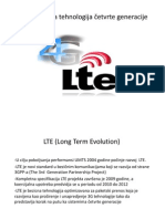 LTE - Mobilna Tehnologija Četvrte Generacije - Prezentacija