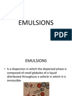 Emulsions