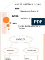 Fuentes Escritas y Fuentes No Escritas