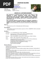 CV Jonathan Gilmore 20070119 Ec SeniorCCppSoftwareEngineer