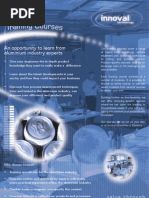 Download Training Courses for the Aluminium Industry by Innoval Technology SN10930165 doc pdf