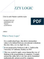 Fuzzy Logic: Click To Edit Master Subtitle Style Submitted by Abhishek Sit 7MAE2 A2305409101