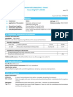 MSDS Material Safety Data Sheet Cipton Cleaner