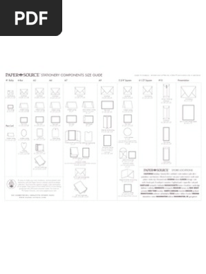 Envelope Size Chart