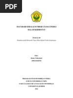 Download Matahari Sebagai Sumber Utama Energi by Ratna Yulia SN109320552 doc pdf