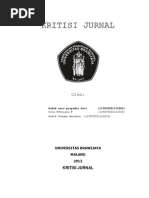 Download Kritikal Jurnal Kel 1 Nova by Adec Nova SN109322566 doc pdf