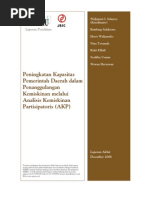 Download Peningkatan Kapasitas Pemerintah Daerah dalam Penanggulangan Kemiskinan melalui Analisis Kemiskinan Partisipatoris AKP by Oswar Mungkasa SN109324493 doc pdf