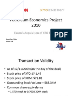 Petroleum Economics Project 2010